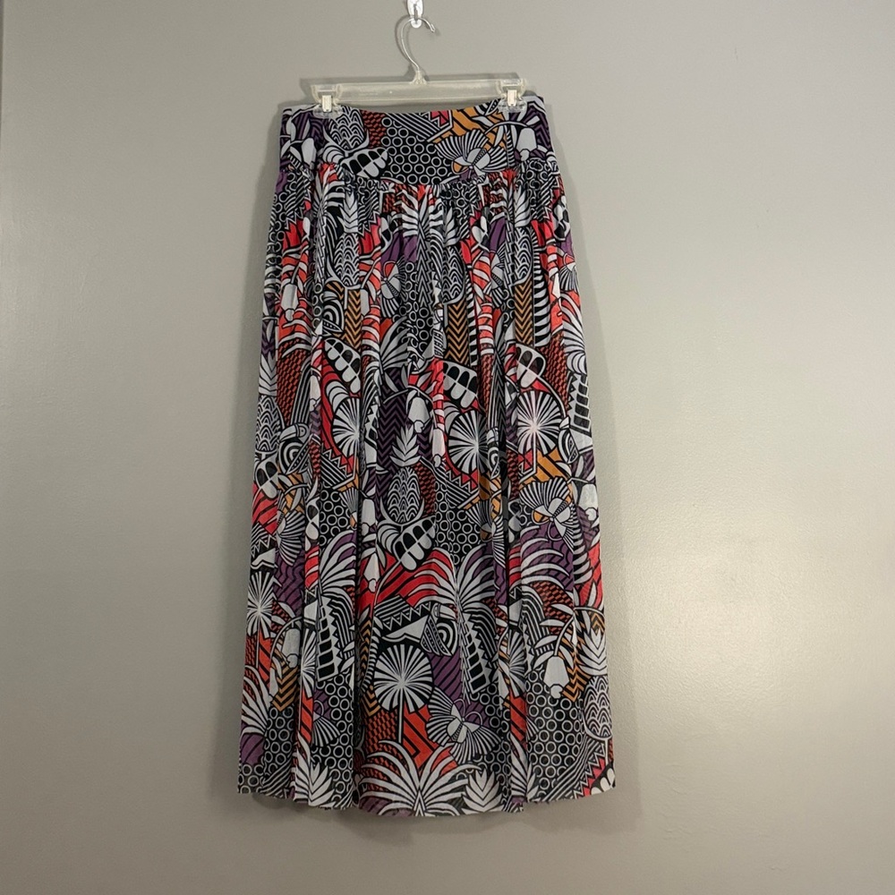 Anthropologie Farm Rio Maxi Skirt Nouveau Color Size M NWT - Picture 8 of 12
